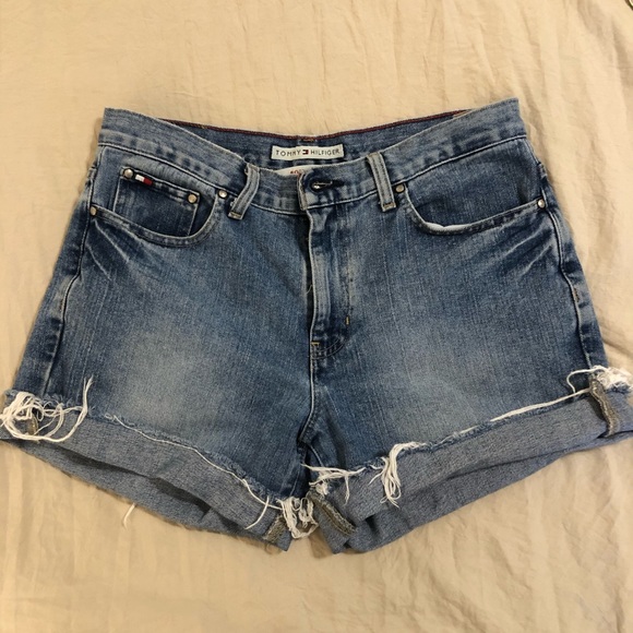 Tommy Hilfiger Pants - 🖤3 for $20🖤 Tommy Hilfiger High Waisted Boyfriend Denim Shorts